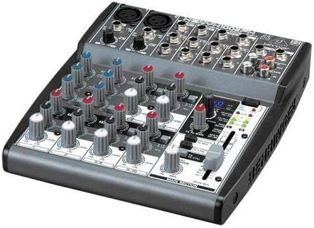 Behringer XENYX 1204USB Mixer premium a 12 ingressi 2/2-Bus con preamplificatori microfonici XENYX e compressori, EQ "britannico" e interfaccia USB/Audio