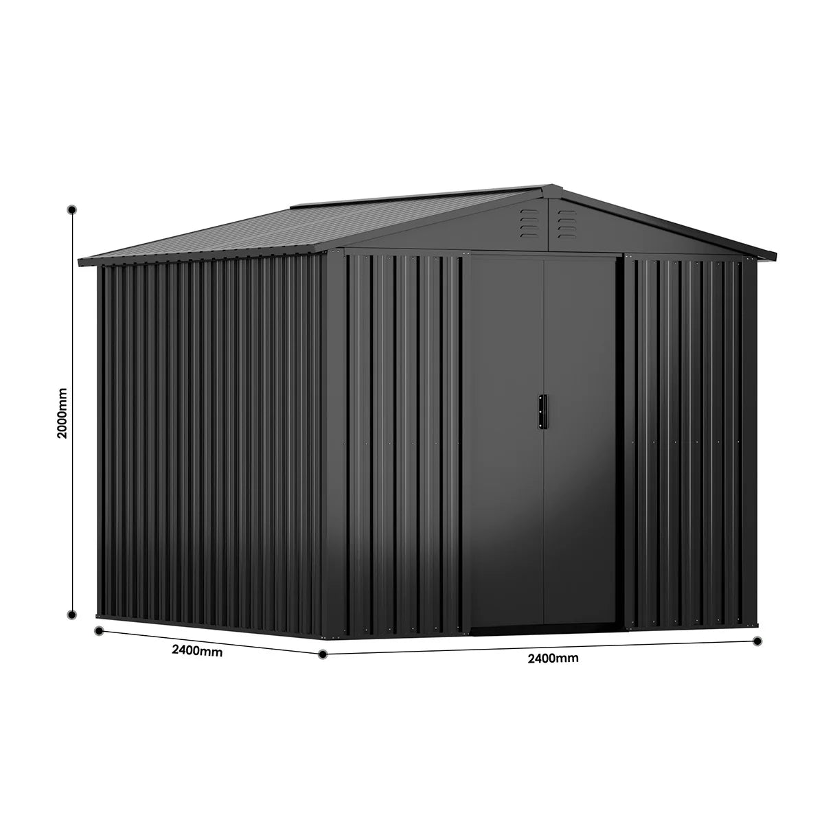 Fornorth Gerteschuppen 5,8 m², nero