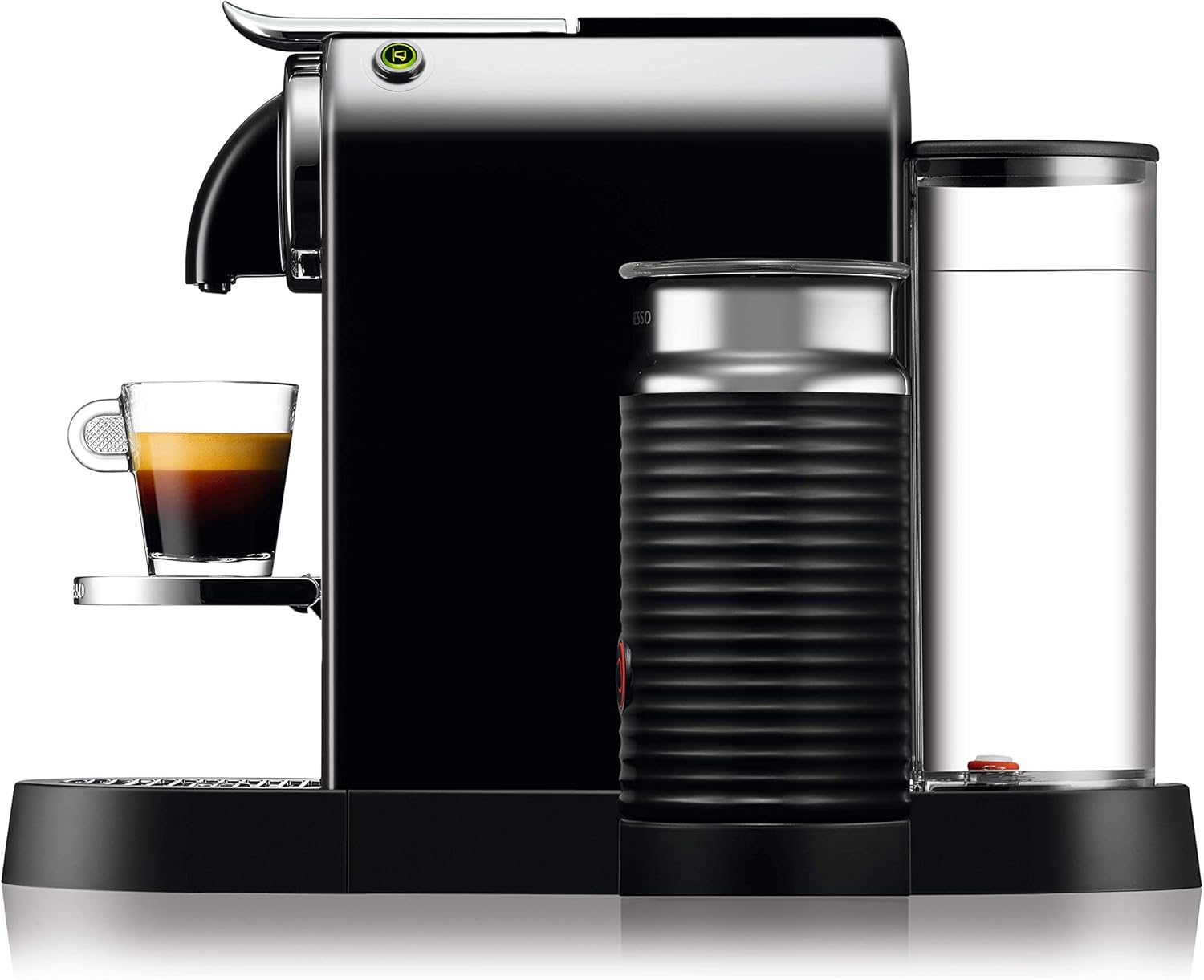 Nespresso De'Longhi EN267.BAE Citiz Macchina da Caffè con Montalatte, Funzione di Risparmio Energetico, 1710W, 1 Litro, 37.2 x 21.8 x 27.7 cm, Nero