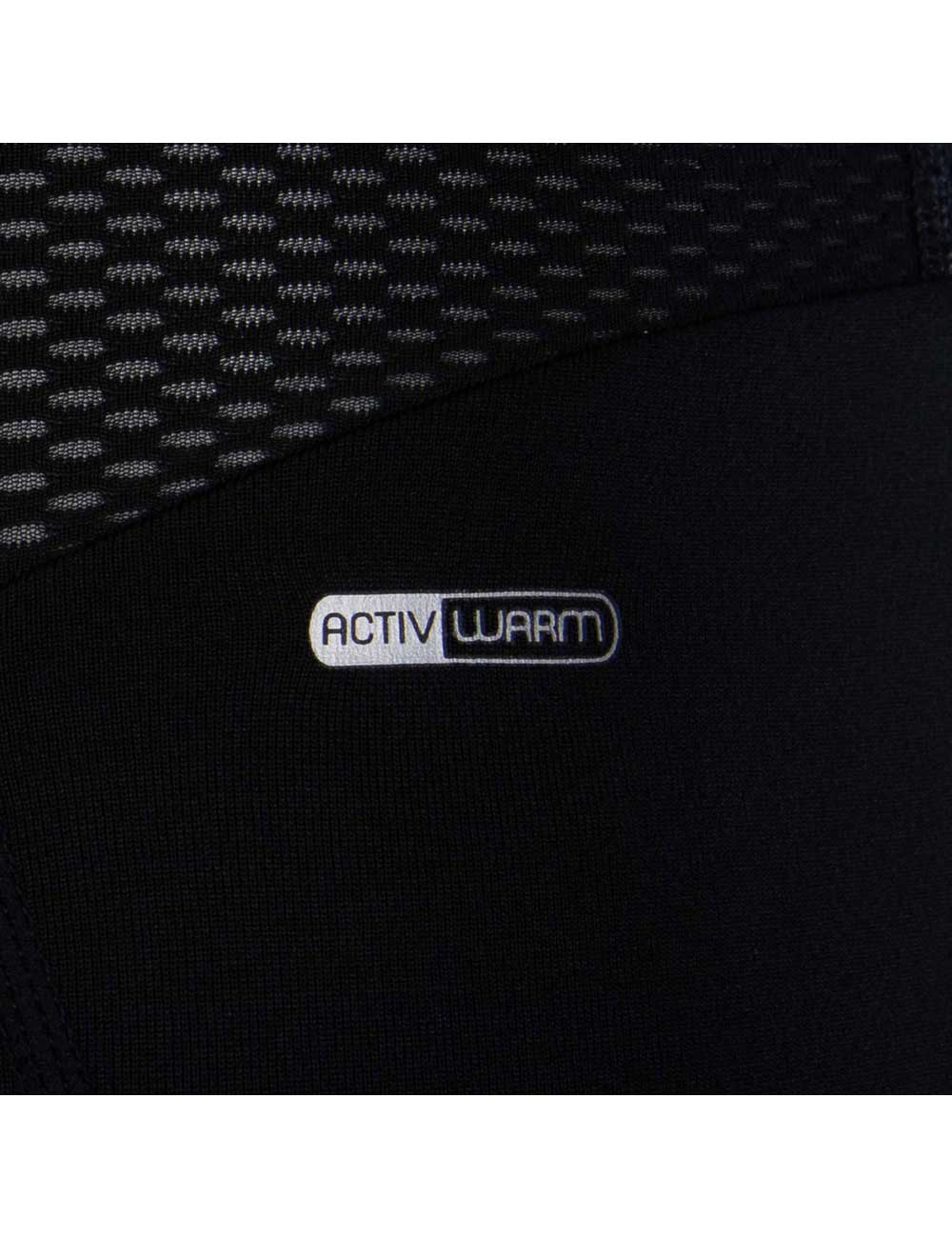 Pantaloni Ciclismo Termici Lunghi da Uomo Salopette Pro Team II Nero-Neon Prodotto in set