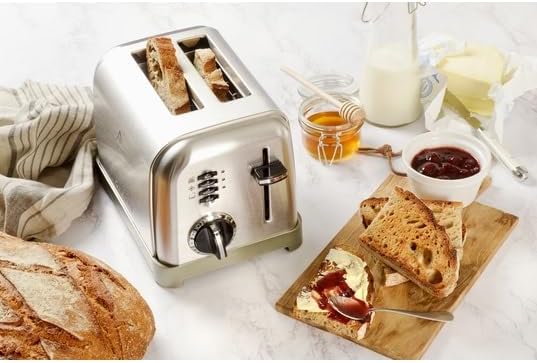 Cuisinart 4-Scheiben-Toaster | Breite Schlitze, ideal für dickes Brot und Bagels | 6 Brunungsstufen plus Abtauung | Breite Schlitze,High-Lift-Hebel | Passender Wasserkocher erhltlich | Perle
