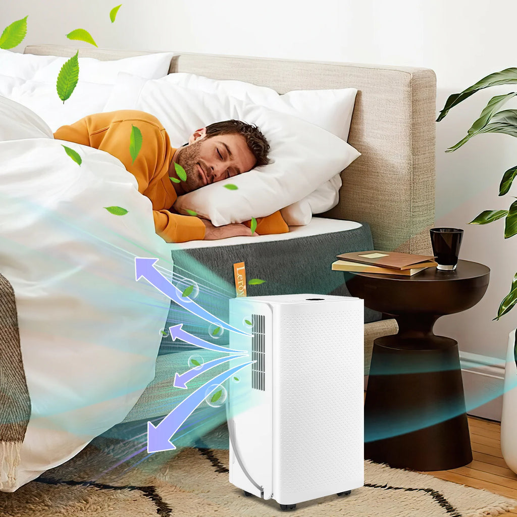 Sonnewelt Luftentfeuchter 16L mit Timerfunktion, Wschetrockungsfunktion, Abtaufunktion