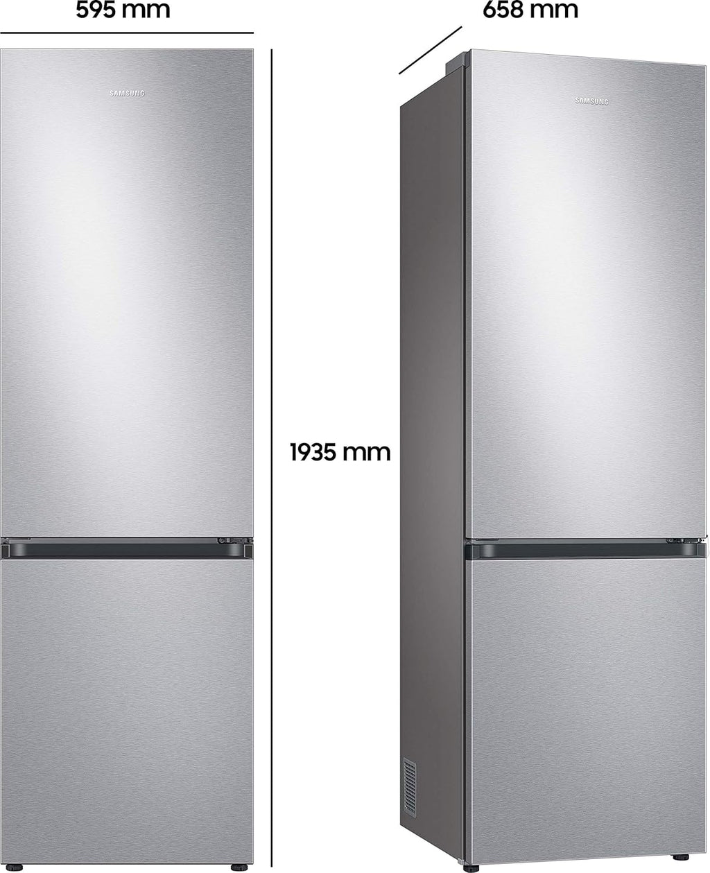 / RL38A7B5BS9/EG / Fridge and Freezer Combination / 203 cm Height.