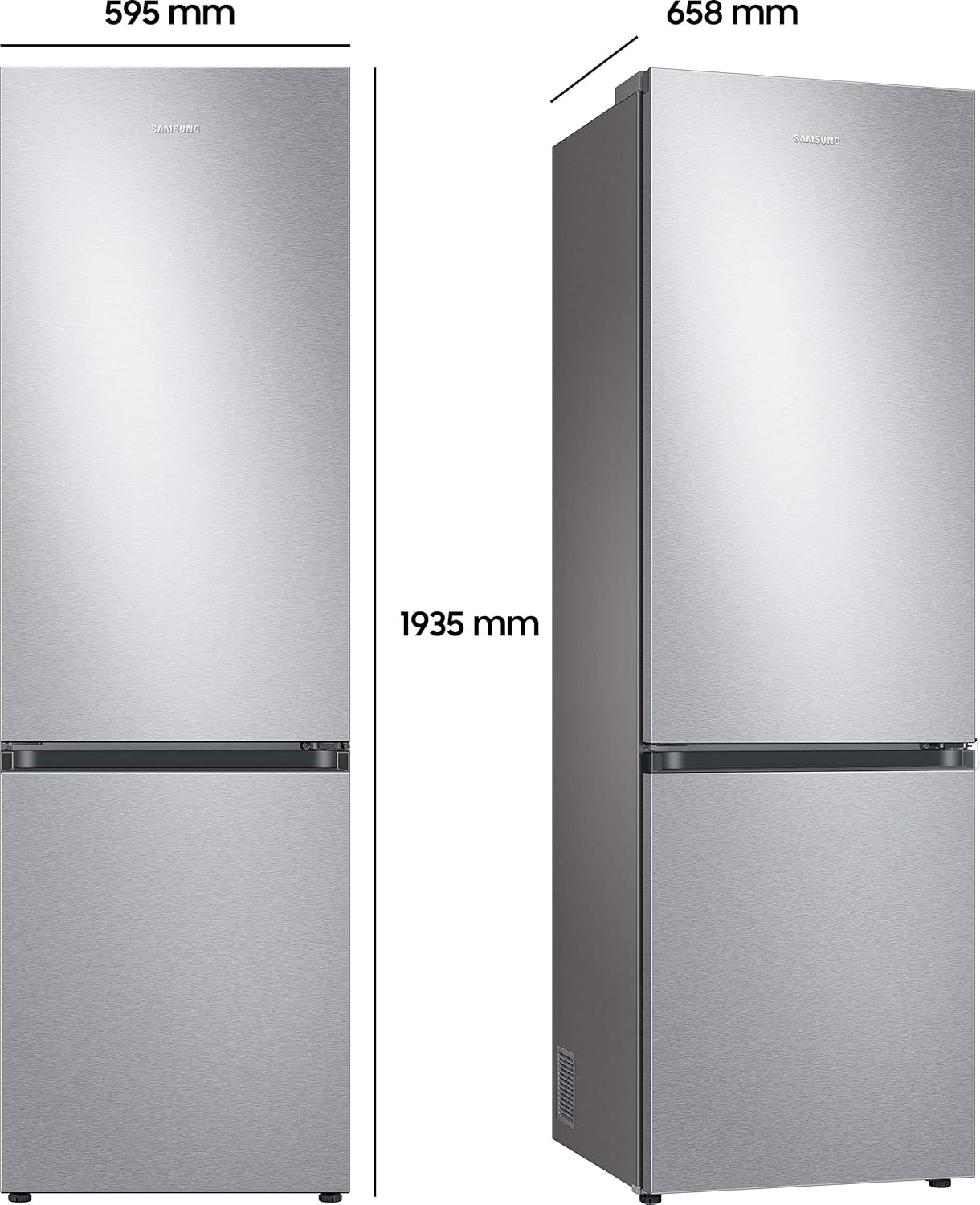 / RL38A7B5BS9/EG / Fridge and Freezer Combination / 203 cm Height.