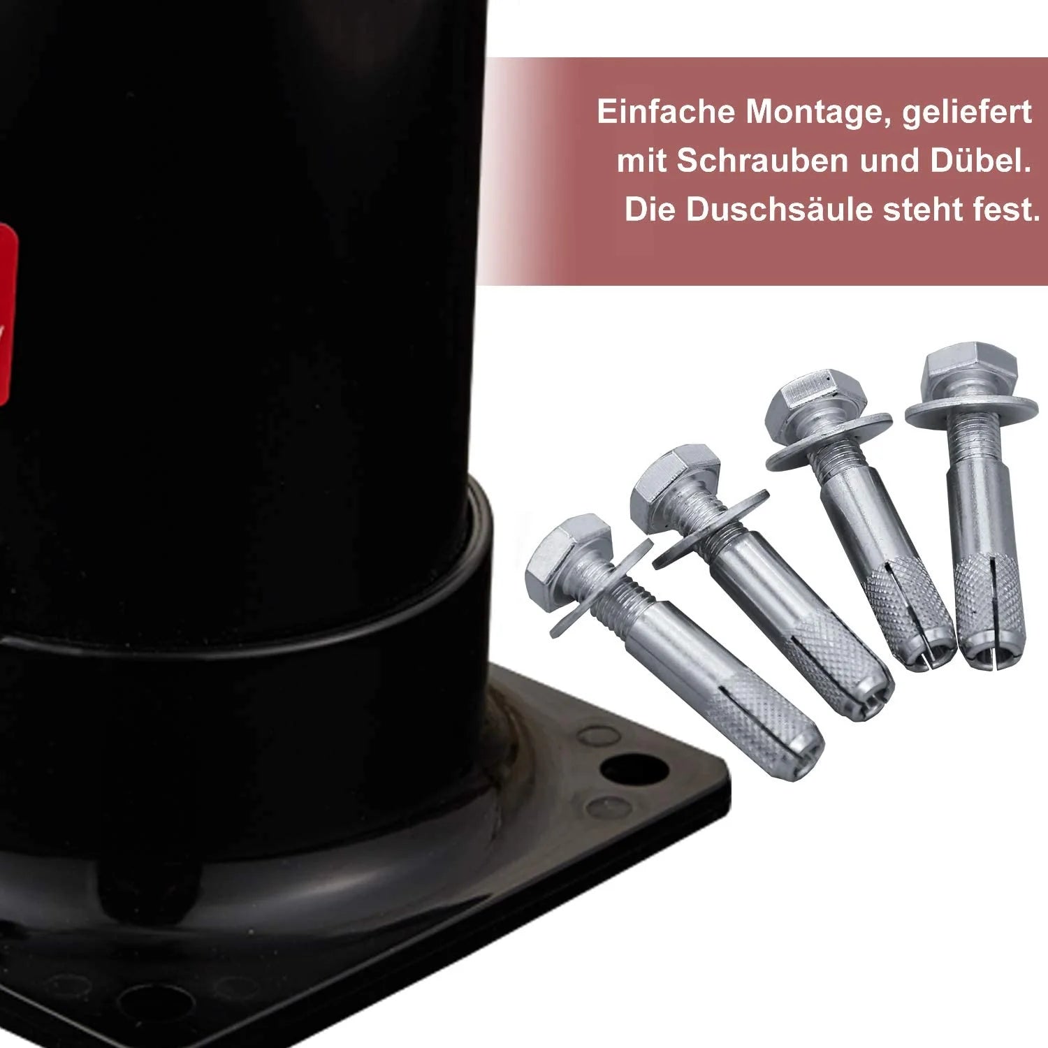 Sonnewelt Solardusche mit Duschkopf und Fudusche 20L