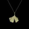 Ginkgo - Collana con pendente Grande