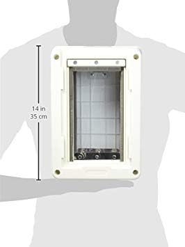Perfect Pet La porta per cani ad alta efficienza energetica per tutte le stagioni, taglia super grande, sportello da 38,1 x 59,7 cm