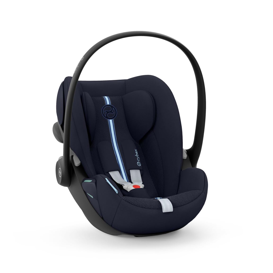 CYBEX Gold Seggiolino auto Cloud G i-Size Comfort, con riduttore per neonato, dalla nascita a circa 24 mesi, per bambini da 40 cm a 87 cm, max. 13 kg, Moon Black