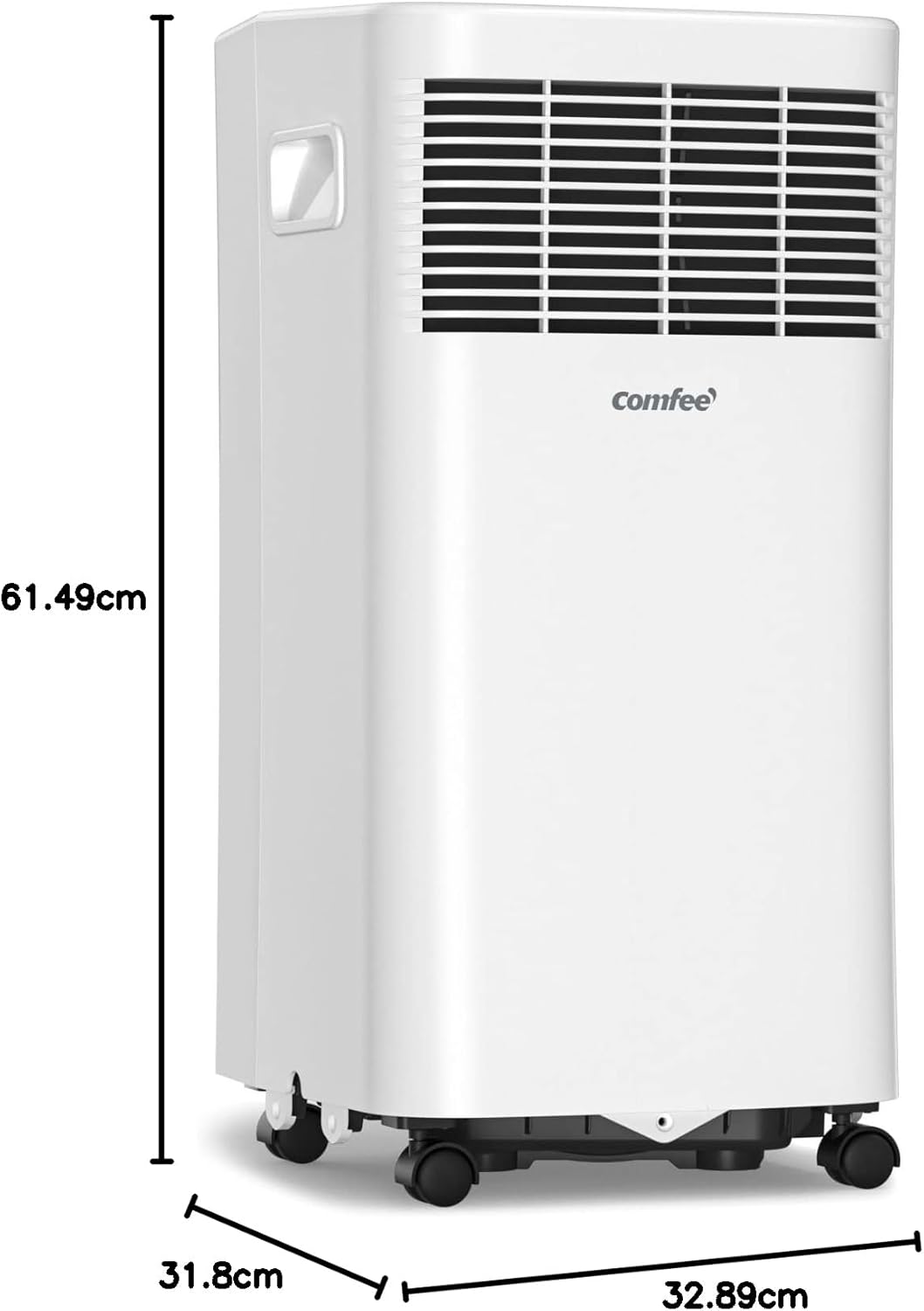 Comfee Condizionatore Portatile Easy Cool 2.0, 7000 BTU 2,0kW, Raffreddamento&Ventilazione&Deumidificazione, Adatto per Ambienti fino a 68m³(25㎡), Controllo tramite APP/Alexa/Google Home/IFTTT, Climatizzatore Portatile con Tubo di Scarico
