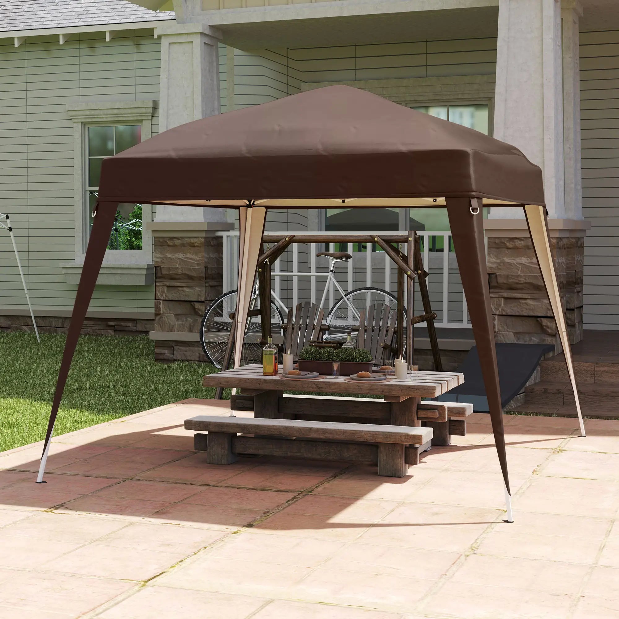 Outsunny Gazebo Telo di ricambio UV50+ Pieghevole