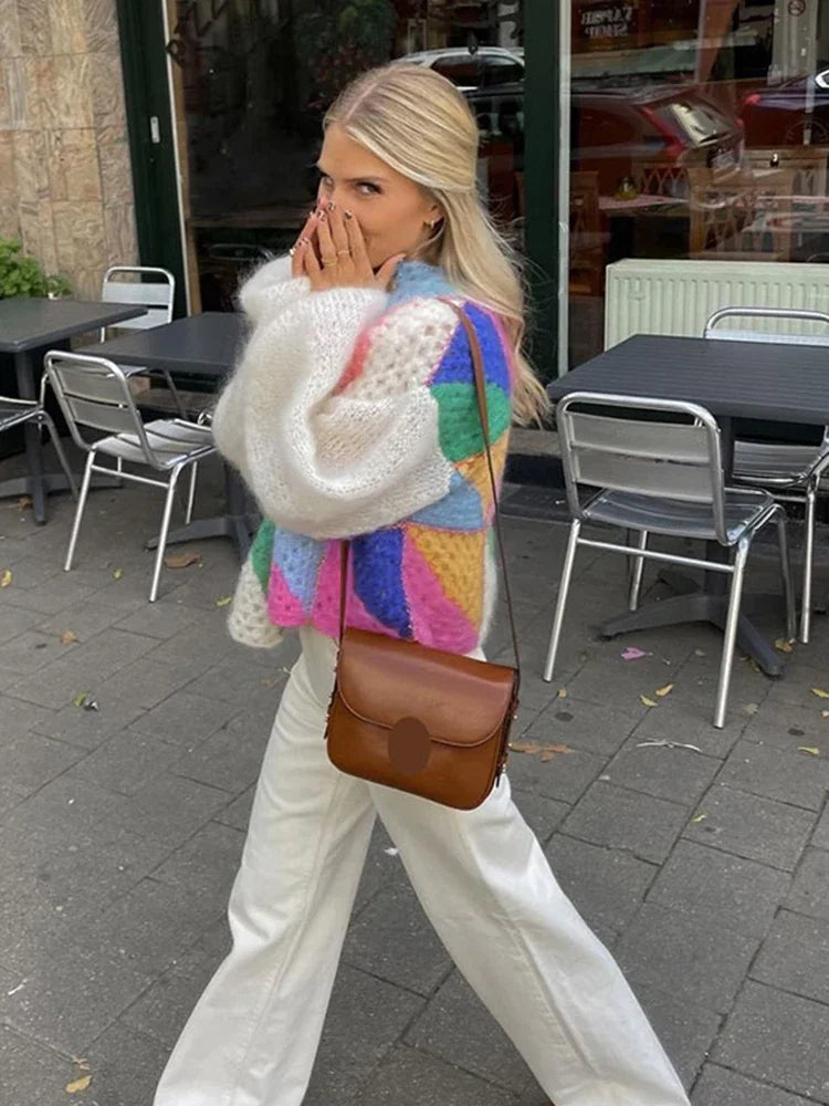 Claudia - Gestreifter Pullover mit schnen Farben