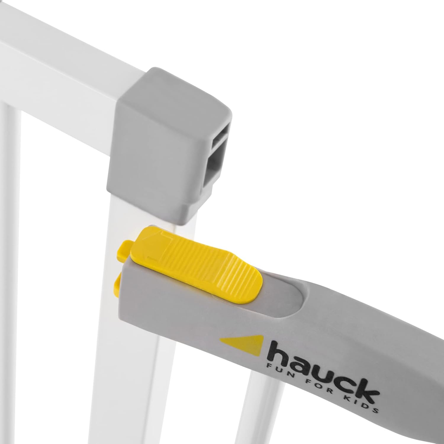 Hauck Cancelletto di Sicurezza / Cancelletto per Porte Open N Stop, per Larghezze 75 - 80 cm, Senza Forare, Apertura a una Mano, Apertura su Due Lati, Metallo, Bianco