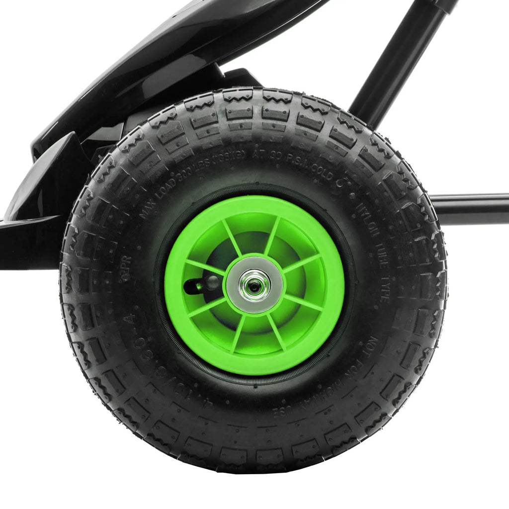 HOMCOM Go-kart per bambini, sedile regolabile in 3 posizioni, pneumatici in gomma