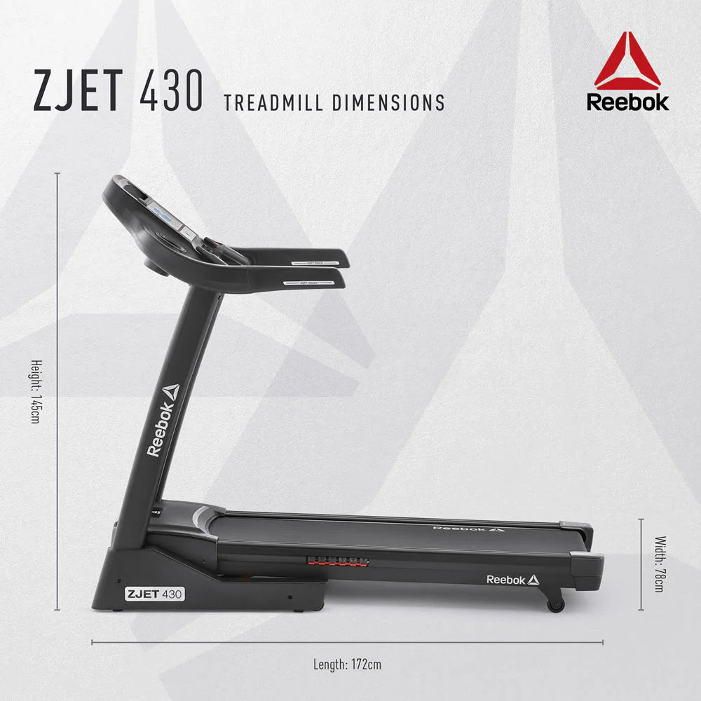 Tapis roulant Bluetooth Reebok ZJET 430