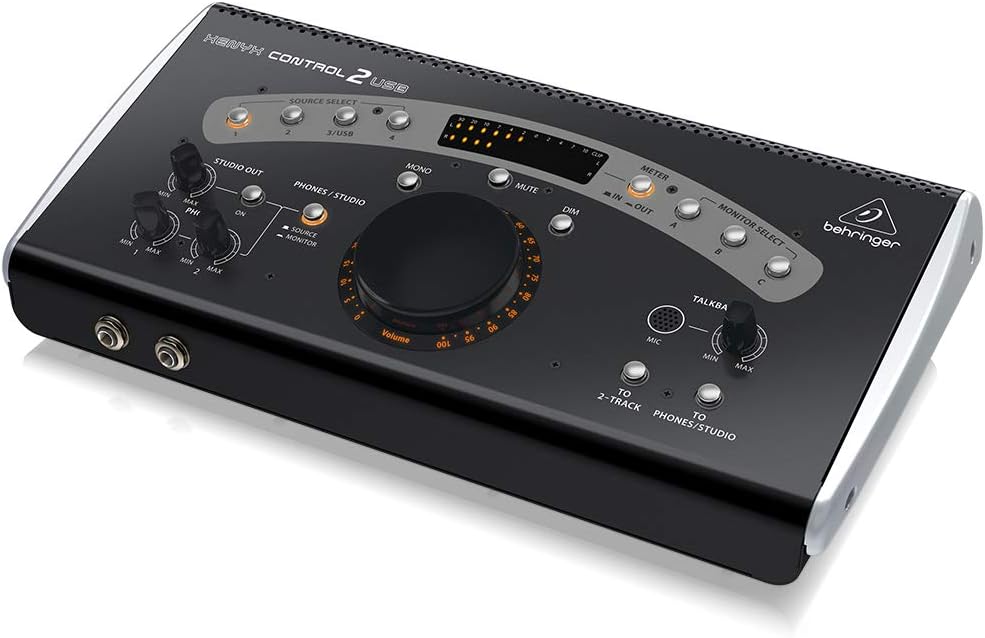 Behringer XENYX 1204USB Mixer premium a 12 ingressi 2/2-Bus con preamplificatori microfonici XENYX e compressori, EQ "britannico" e interfaccia USB/Audio