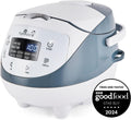 Yum Asia Panda Mini-Reiskocher mit Ninja-Keramikschüssel und Advanced Fuzzy Logic (3,5 Tassen, 0,63 Liter) 4 Reisfunktionen, 4 Multicooker-Funktion, 220–240V