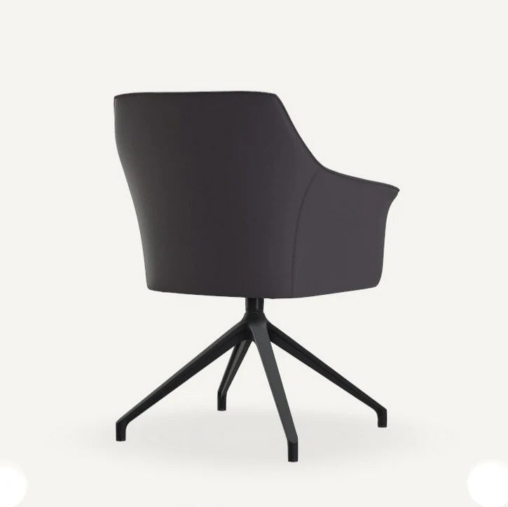 Leolux Drehstuhl Mara Cruz Leder Senso Castor,  Gestell Granite matt