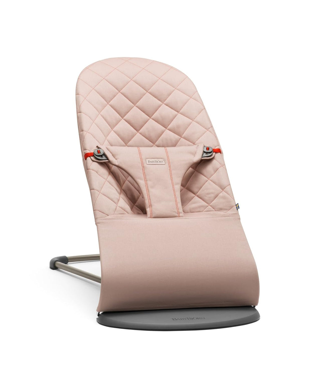 BabyBjörn Sdraietta Bliss, Tessuto trapuntato a petalo, Grigio Sabbia