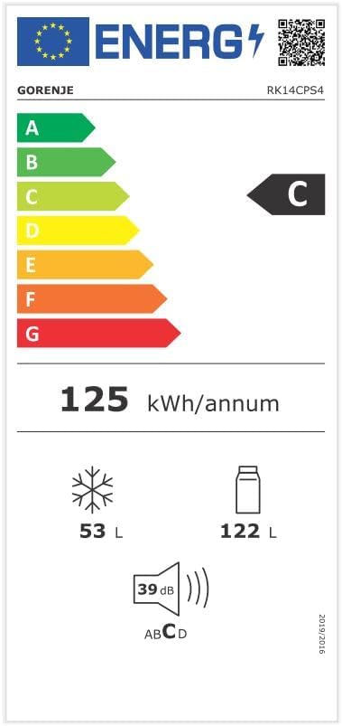 Gorenje R 4142 PW Frigorifero/ Altezza 143,4 cm/ 242 L / Illuminazione LED, Bianco