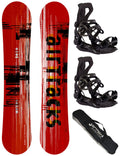 Herren Snowboardset Linear Camber Wide + Snowboard Bindung Master Pro + SB Bag