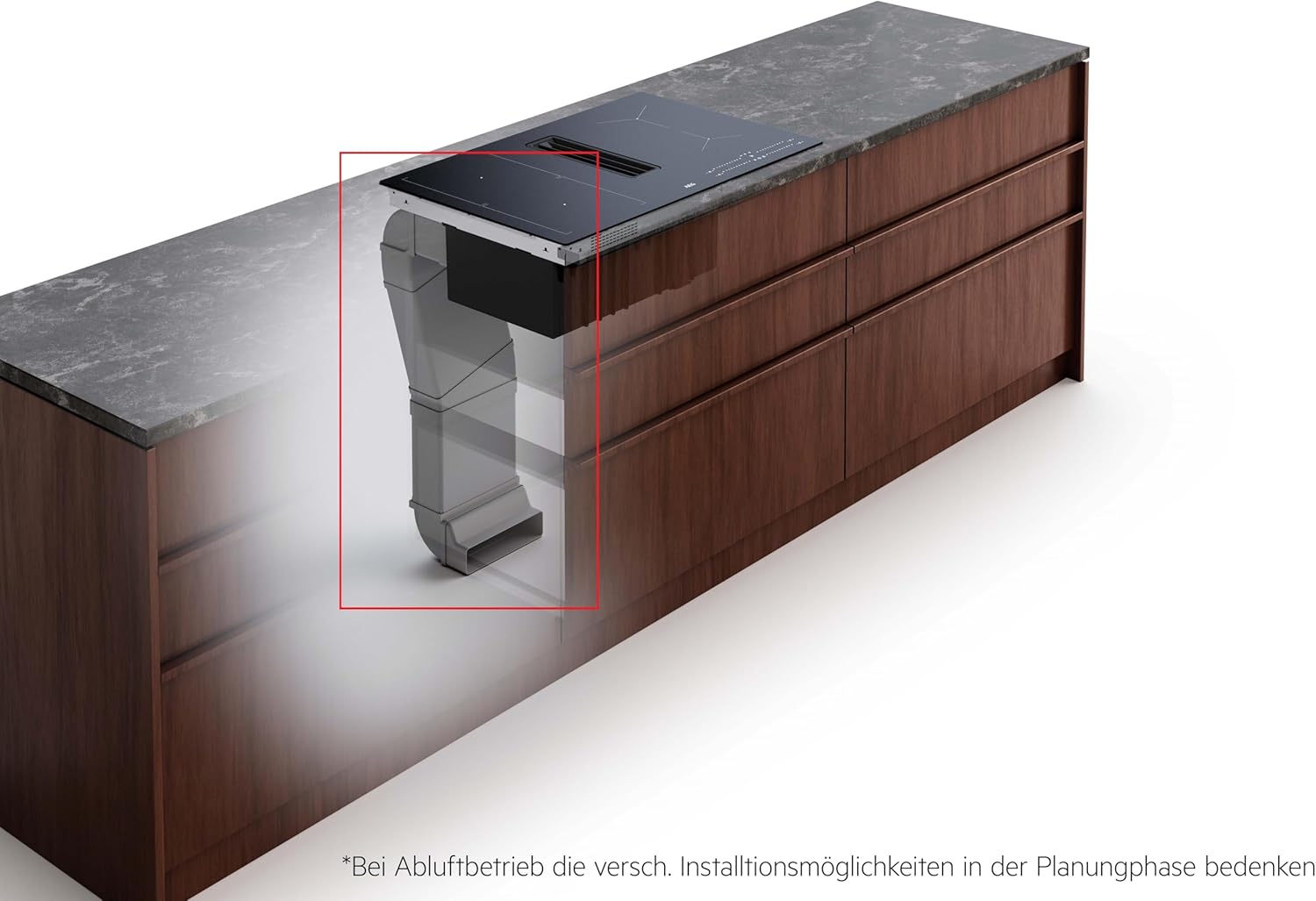 AEG piano cottura a induzione autonomo 80cm con cappa integrata / Prodotto in Germania / 4 zone cottura Flexi con funzione Bridge (combinazione di 2 zone) / Funzione automatica della cappa / Filtro a carbone attivo / COLI84COXB