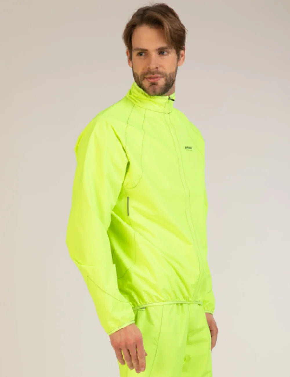 Herren Regenjacke / Fahrradjacke Comfort Line Neon Setprodukt