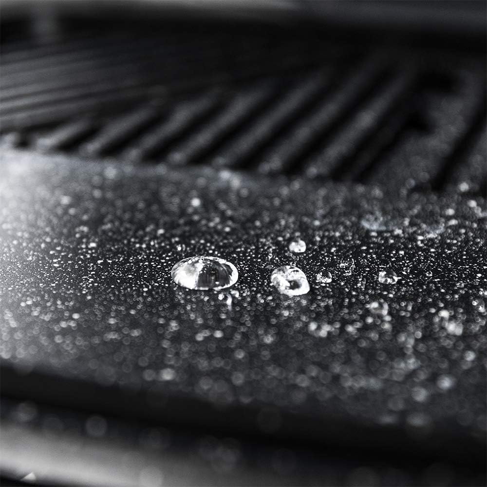Cecotec Elektrischer Grill Perfect Country 2000 EasyMove. 2000 W, Mix- und Antihaft-Oberfläche, klappbarer Deckel, einstellbares Thermostat, Fettauffangschale, Stahlbeine und Räder