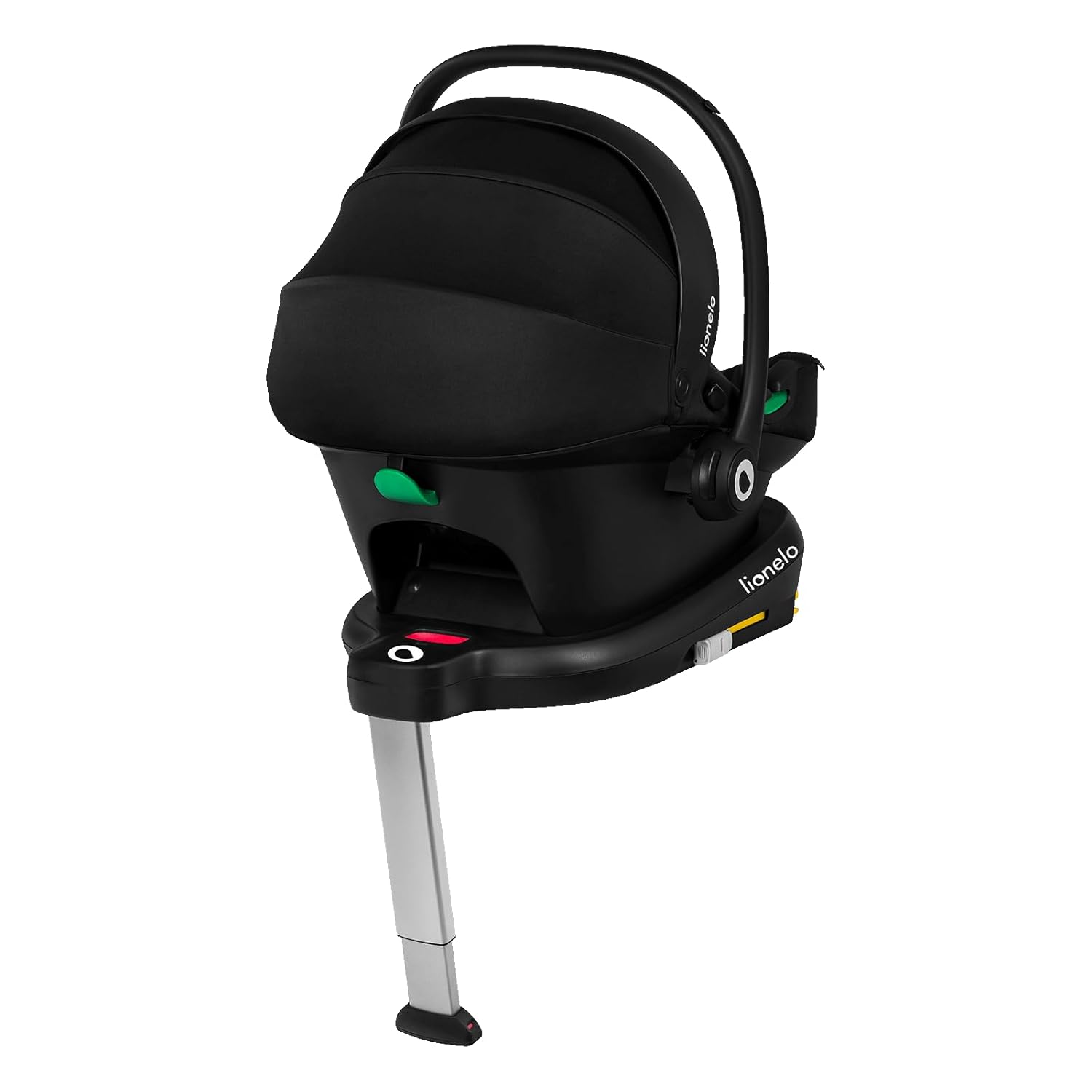 LIONELO ASTRID i-Size SET Seggiolino Auto con Base 40-87 cm Ovetto ISOFIX, Cinture a 3 Punti, Protezione Laterale, Riduttore Dri-Seat, i-Size R129