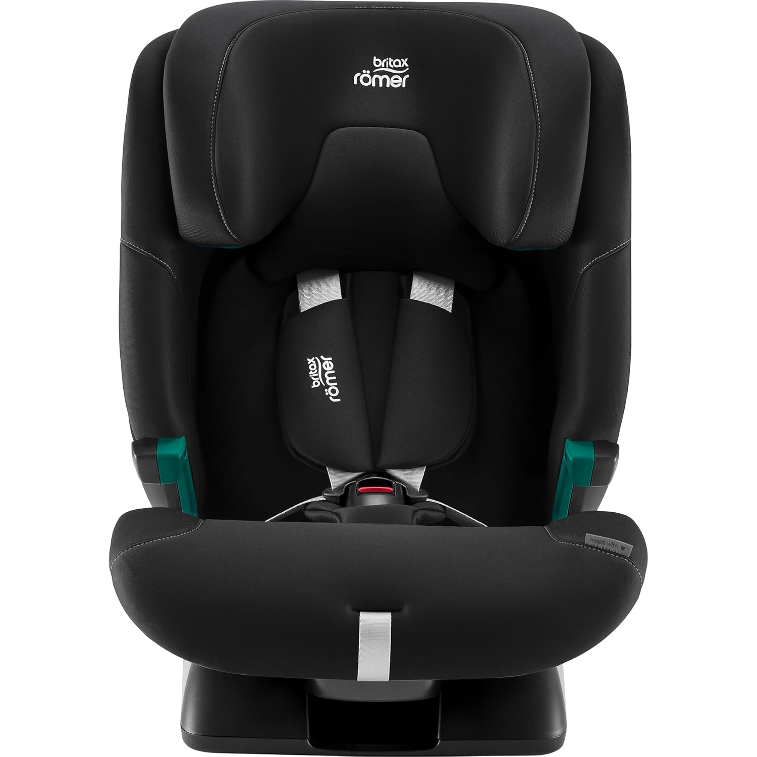 BRITAX RÖMER Seggiolino auto ADVANSAFIX 2 Z-LINE, per bambini da 76-150 cm (i-Size) con e senza ISOFIX, 15 mesi a 12 anni, Space Black