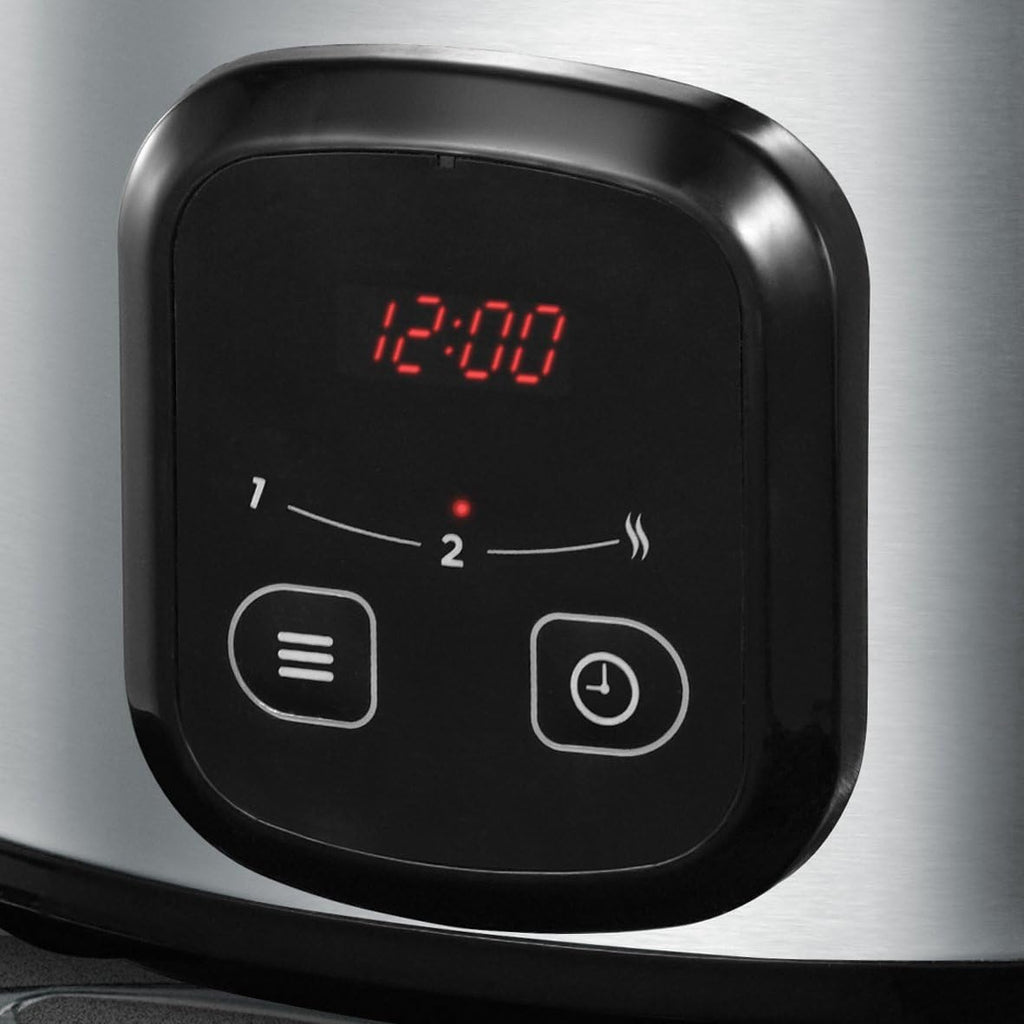 Russell Hobbs Cuociriso [XL] 5l inclusivo di Cestello per la Cottura a Vapore MaxiCook (Funzione Mantenimento in Caldo, Pentola Antiaderente, Cucchiaio per Riso e Misurino, Cottura Lenta per Verdure, Pesce ecc) 23570-56
