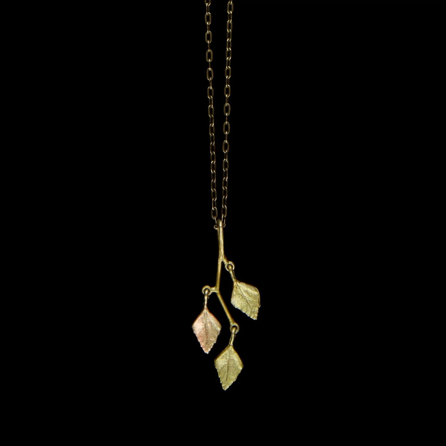 Herbstliche Birke-Kette mit Anhngerklein