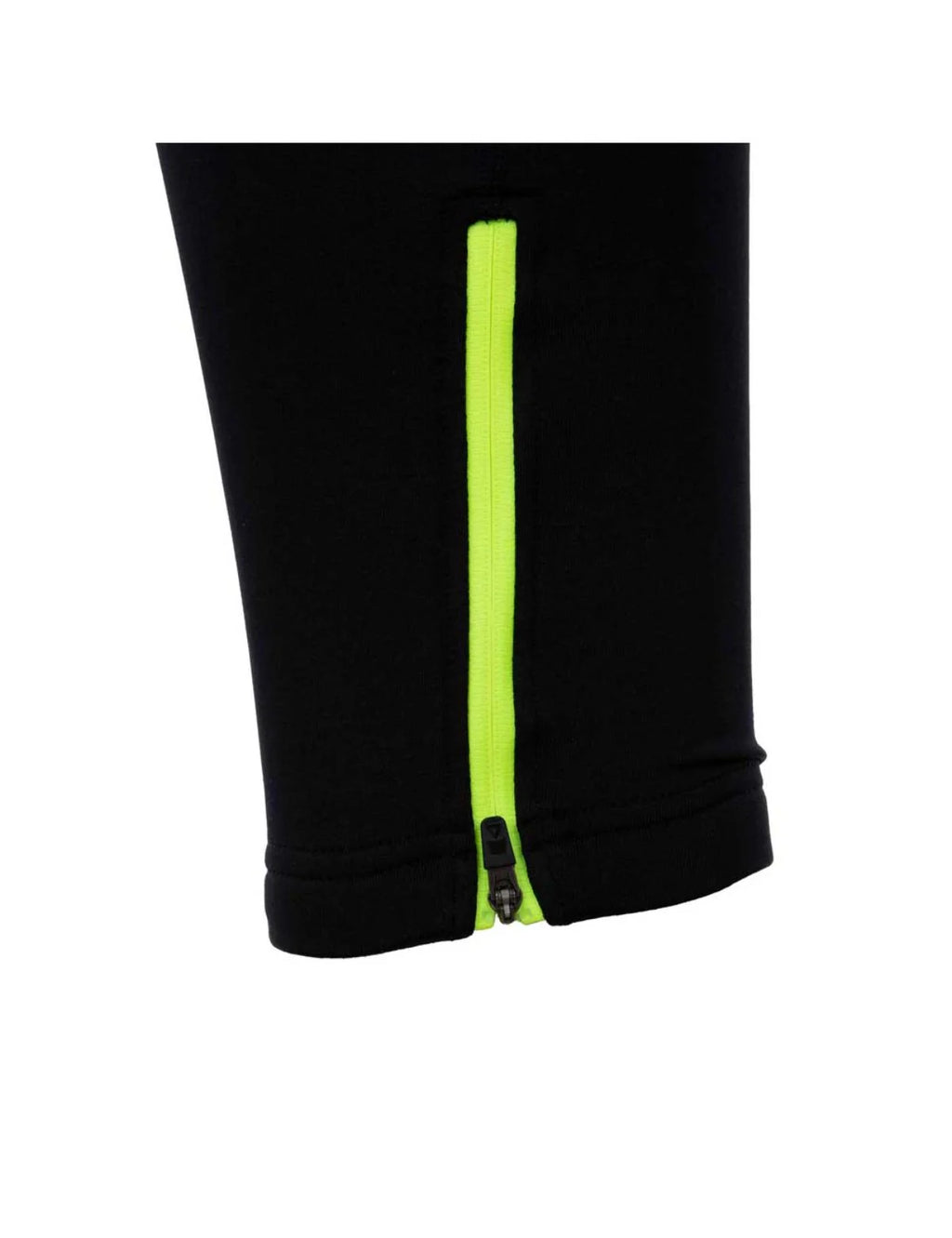 Herren Thermo Fahrradhose Lang Trgerhose Pro Team II  Schwarz-Neon