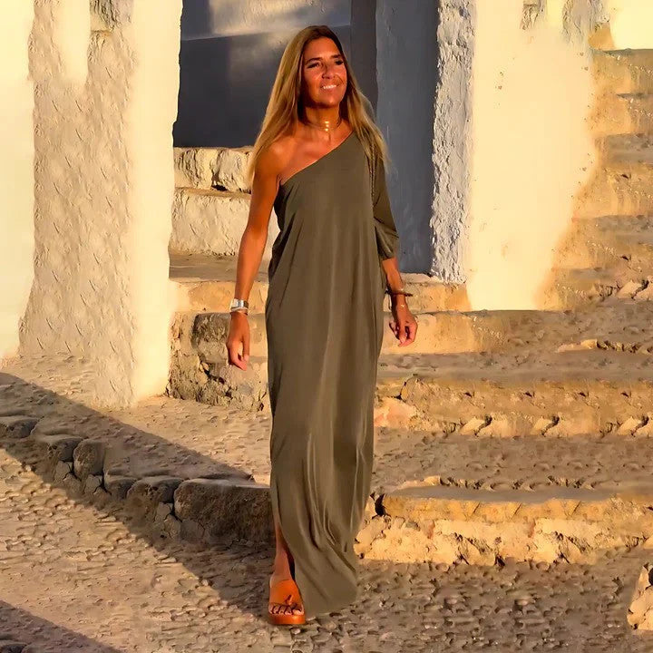 Wendy - Kleid mit halber Schulter