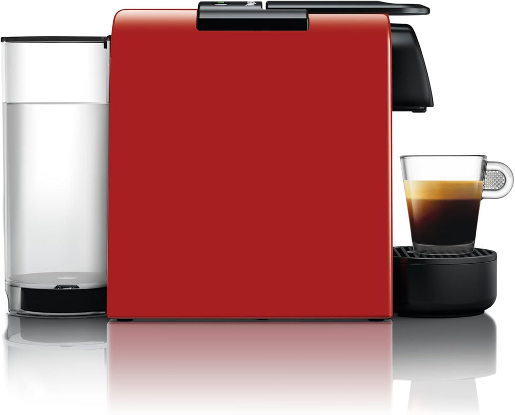 Nespresso De'Longhi EN 85.B Essenza Mini Macchina da Caffè a Capsule,Welcome Set con Capsule Assortite in Diversi Gusti,Pressione Pompa 19 bar,Design Salvaspazio,1370W,0.6 L,32.5 x 11 x 20.5 cm,Nero