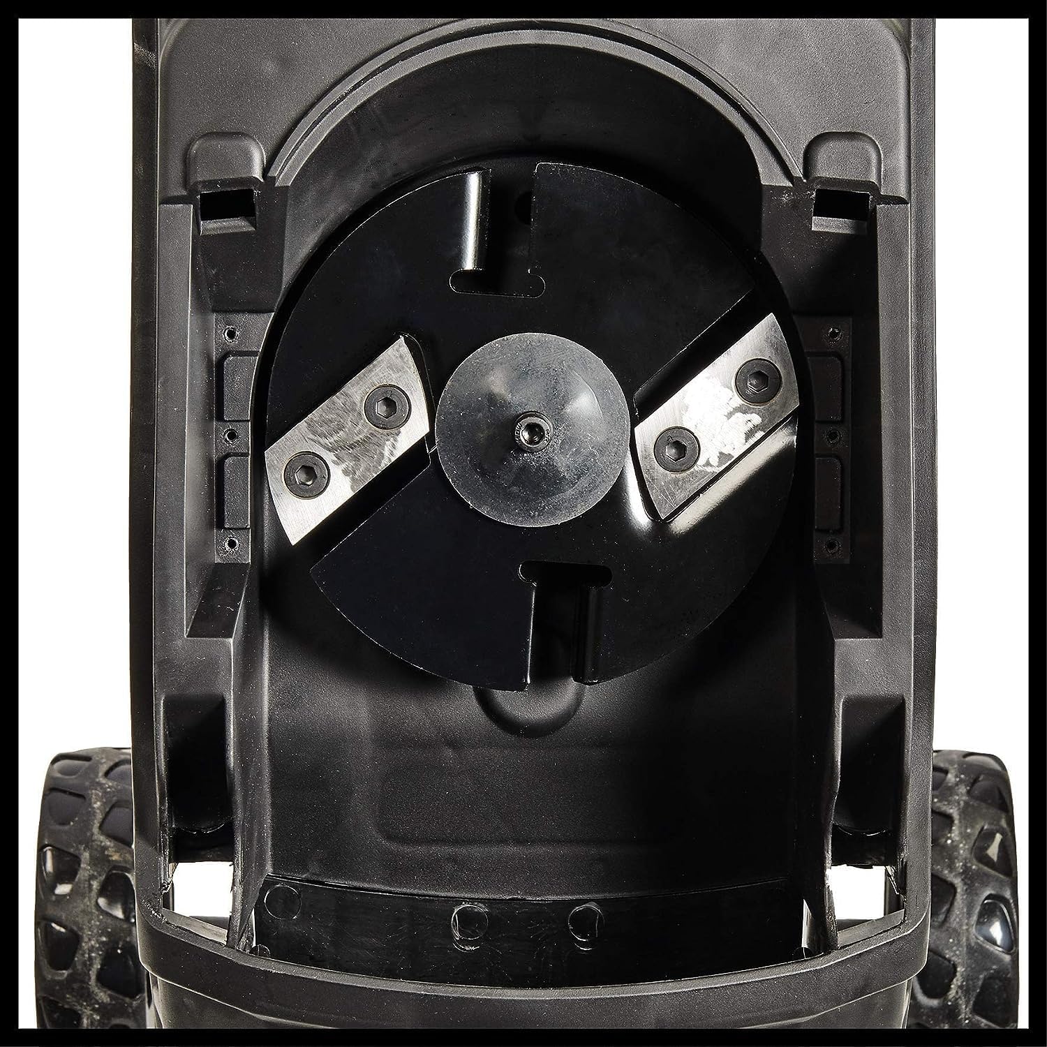 Einhell Elektro-Messerhäcksler GC-KS 2540 CB (2.500 W, max. 40 mm Aststärke, 2 Wendemesser aus Stahl, 55 L Fangbox, Transportgriff, Stopfer)