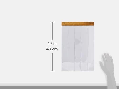 Ferplast Tenda per cucce, modello DOMUS MAXI, porta per cucce da esterno, a lamelle trasparenti in PVC, impermeabile, protezione dal vento e dal freddo, 40,5 x 69 cm