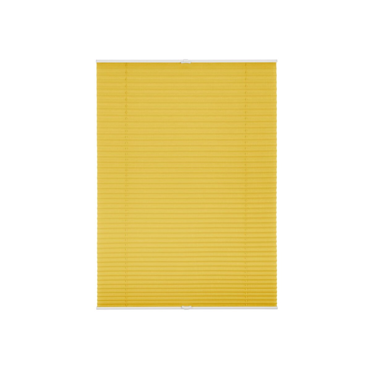 Lichtblick Klemmfix Tenda plissettata, regolazione continua, oscurante, montaggio senza forare, 130 cm, 100 cm, Giallo - Prodotto di seconda scelta come nuovo