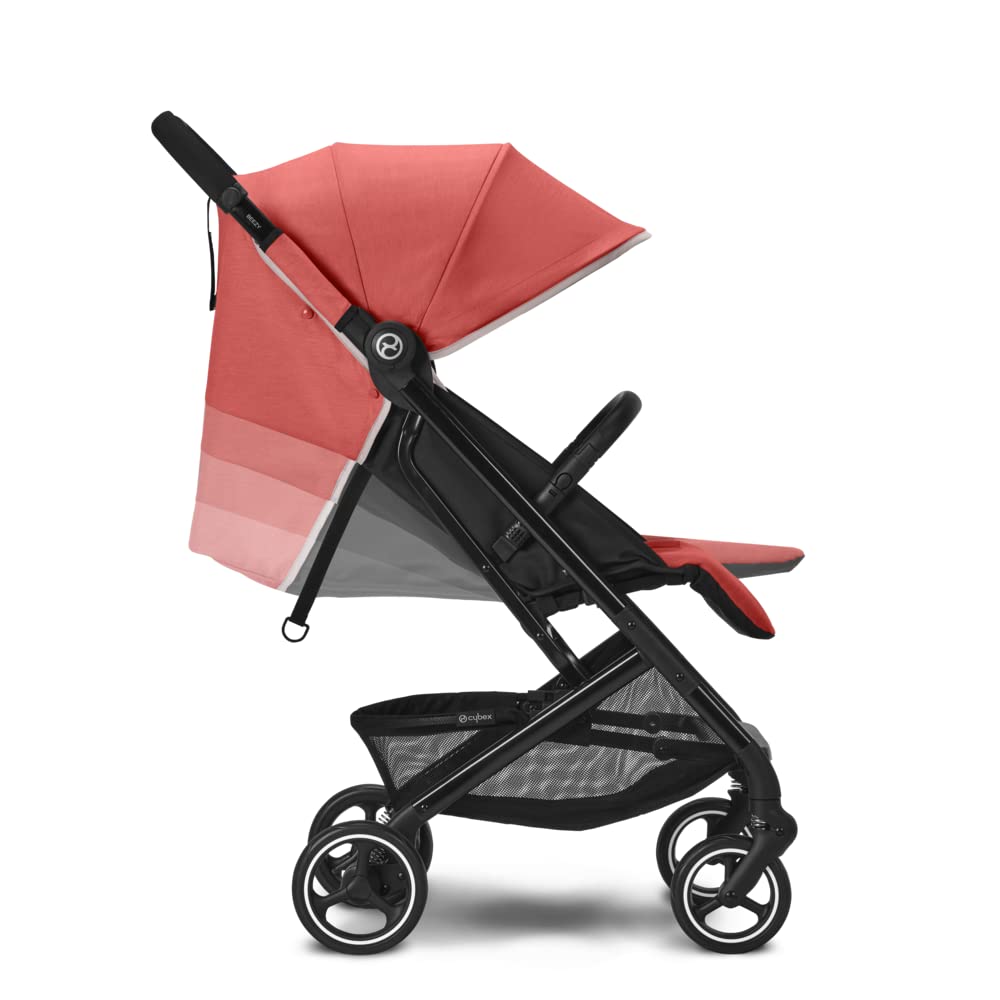 Cybex Gold Passeggino Beezy con imbracatura One-Pull, Dalla nascita fino a circa 4 anni (max. 22 kg), Compatto ed ergonomico, Almond Beige (Beige con telaio nero)