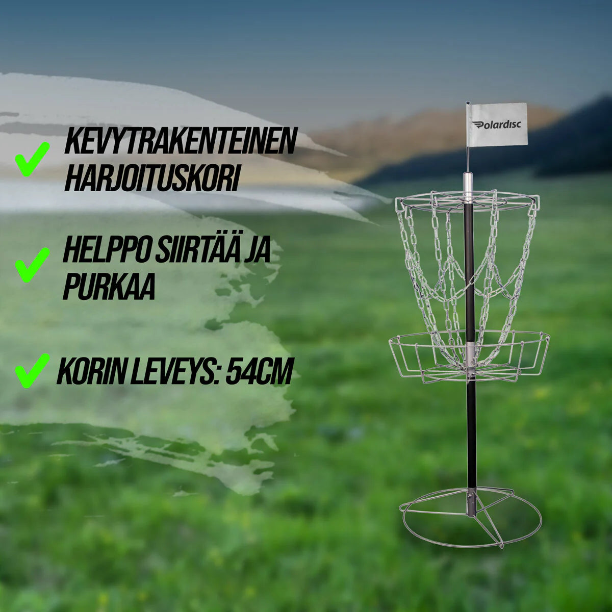 Set Cesto Discgolf Polardisc Starter