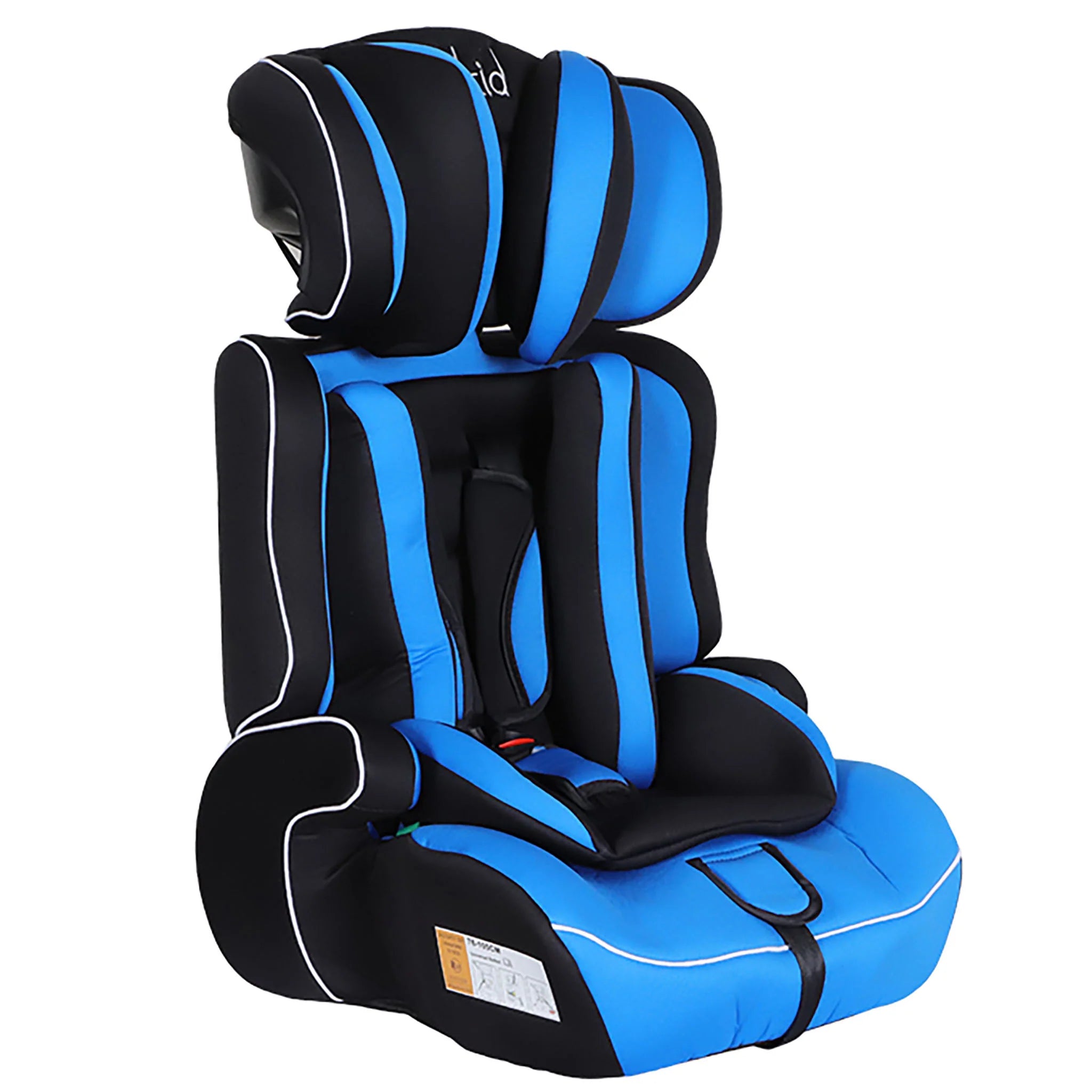 Kikid Seggiolino auto Basic 76-150cm R129, nero blu