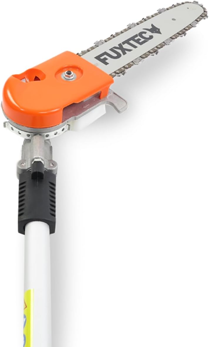 FUXTEC Decespugliatore a Benzina FX-MT252ER Multitool 5in1, 52 cc, Imbracatura Incl. Prolunga 1m 3 CV Combinata Tagliasiepi con Potatore Regolabile su Asta Sistema Combinato Decespugliatore a 2 Tempi
