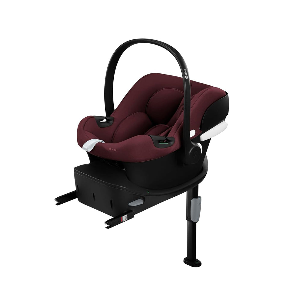 CBX by CYBEX Seggiolino Auto Aton B2 i-Size, Dalla nascita fino a ca. 24 mesi, Max. 13 kg, Inclusivo riduttore neonato, Compatibile con SensorSafe, Rosso