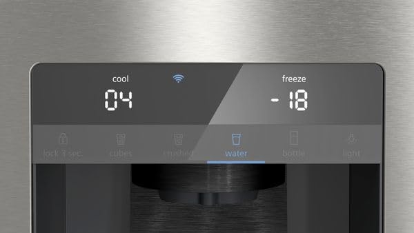 Frigorifero Multic дверный SIEMENS KF96NVPEA iQ300, 183 x 91 cm, 405 L di refrigerazione e 200 L di congelamento, hyperFresh per una freschezza più duratura, noFrost per non sbrinare mai più, superCooling per un raffreddamento più rapido