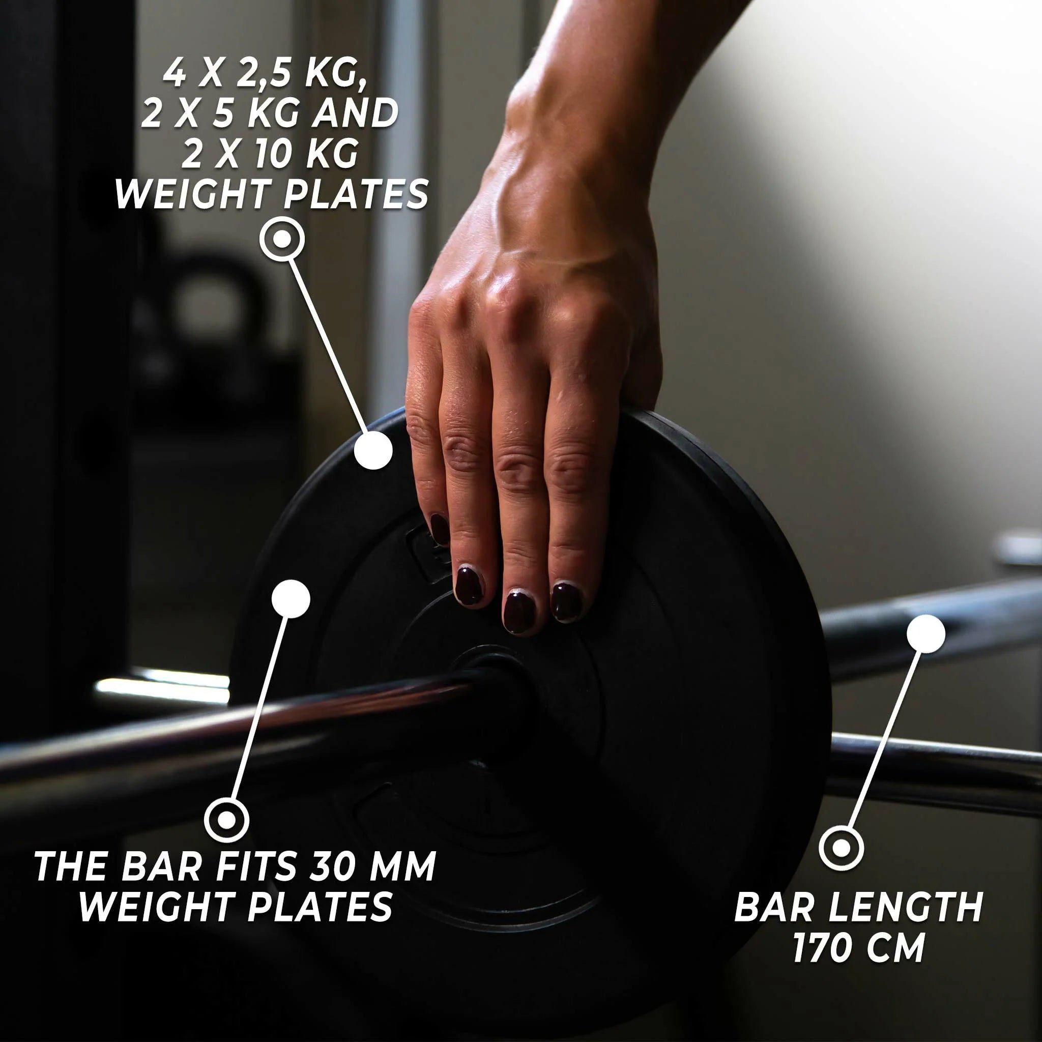 Fit'n Shape Langhantel set 50kg