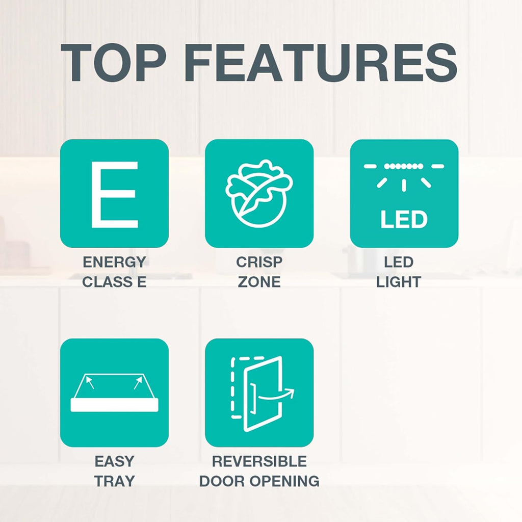 Gorenje RK 418 DPW4 Frigorifero-Congelatore, Classe Energetica D, Vano Verdura CrispZone, Cerniera Porta, Reversibile, Illuminazione Interna LED, Vano Frigorifero 198 Litri, Vano Congelatore 71 Litri, Bianco