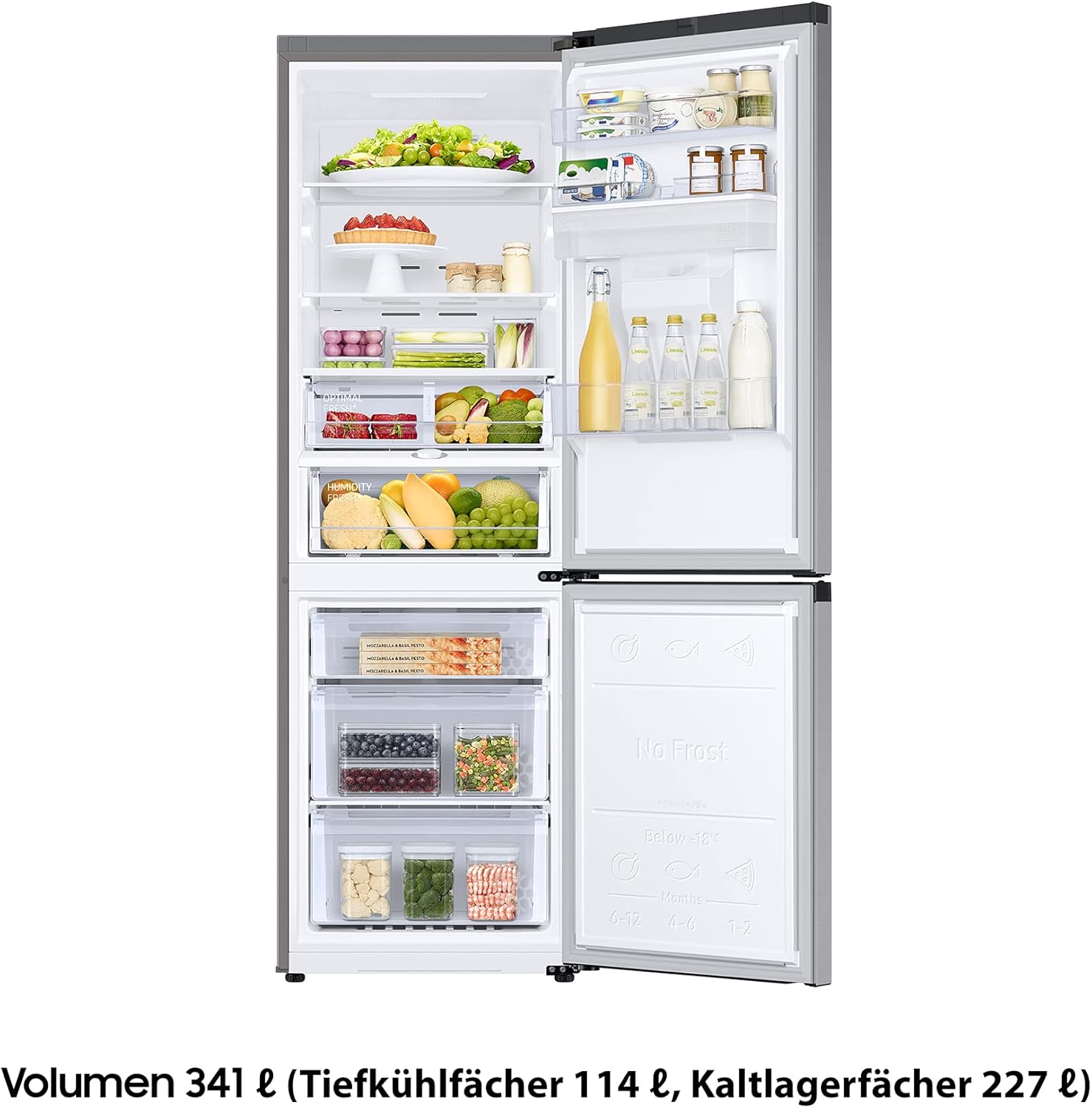 / RL38A7B5BS9/EG / Fridge and Freezer Combination / 203 cm Height.