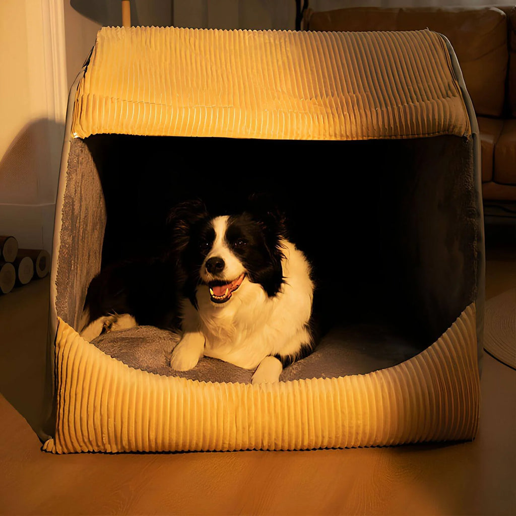 CozyNest – Abnehmbares Hundebett Zelt für Geborgenheit und Komfort