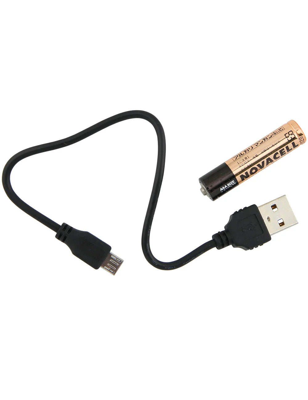 CONTEC Set luci a LED a batteria Speed-LED USB nero - neoblu