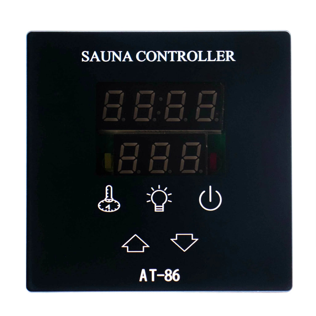 Vasta Stufa elettrica per sauna Ignite 8kW, controllo separato, 7-12m3, acciaio nero