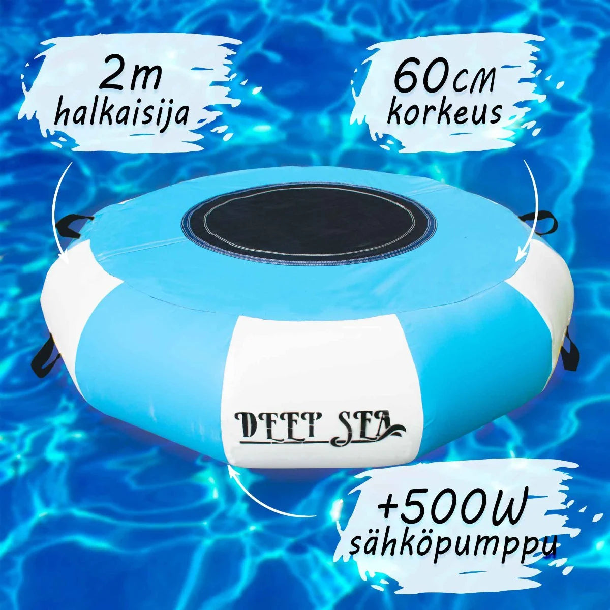 Trampolino acquatico Deep Sea 2m